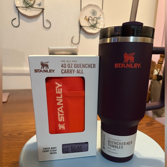 Stanley orange, and purple, Carry-All with Purple Tumbler - Picture 1 of 11